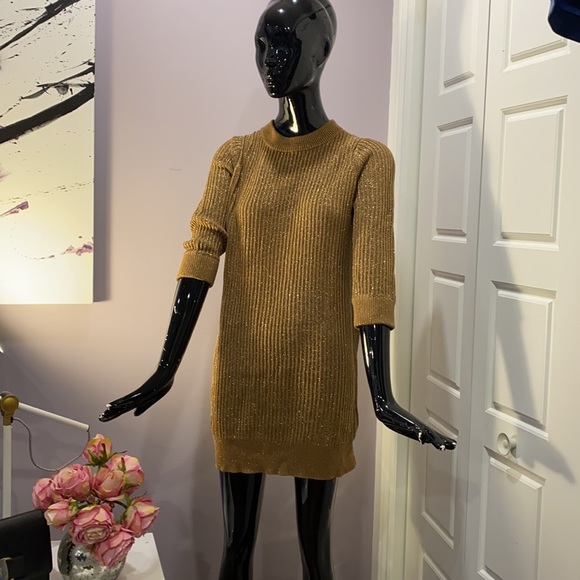 Gold length dress - Picture 2 of 4